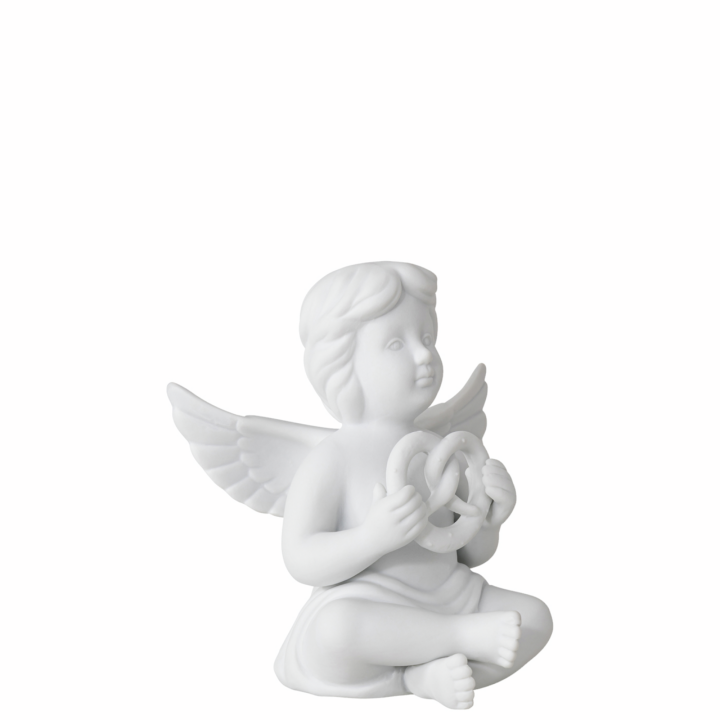 Porcelanowy anioł średni z preclem Rosenthal