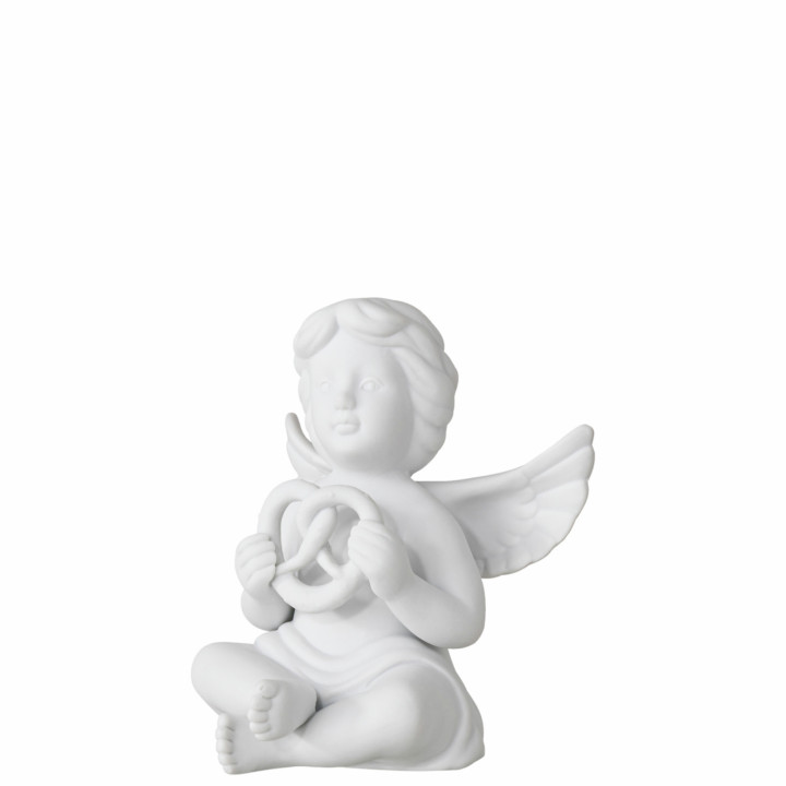 Porcelanowy anioł średni z preclem Rosenthal