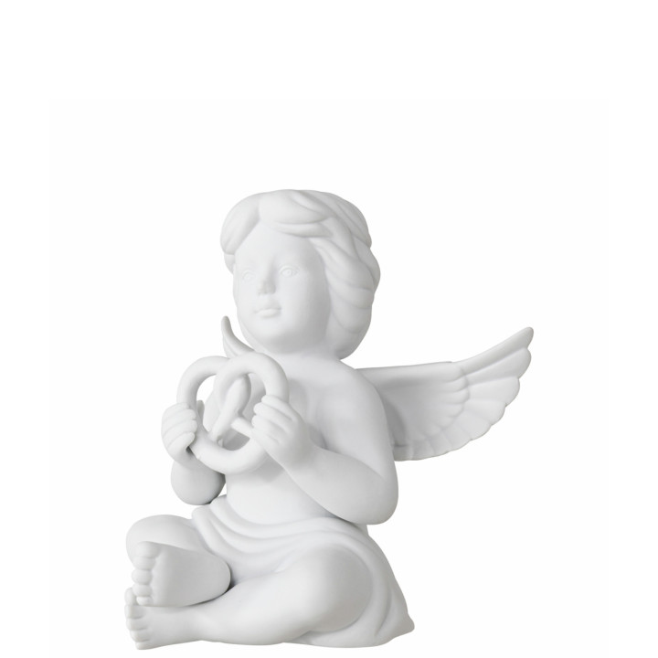Porcelanowy anioł duży z preclem Rosenthal