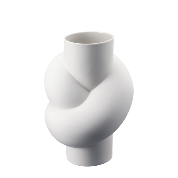 Porcelanowy wazon Node White 25 cm Rosenthal