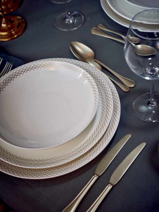 kopia Porcelanowy talerz głęboki 23 cm Jade Glam Rosenthal