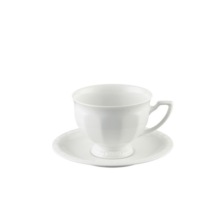 Porcelanowy serwis do kawy dla 6 osób Maria Biała Rosenthal