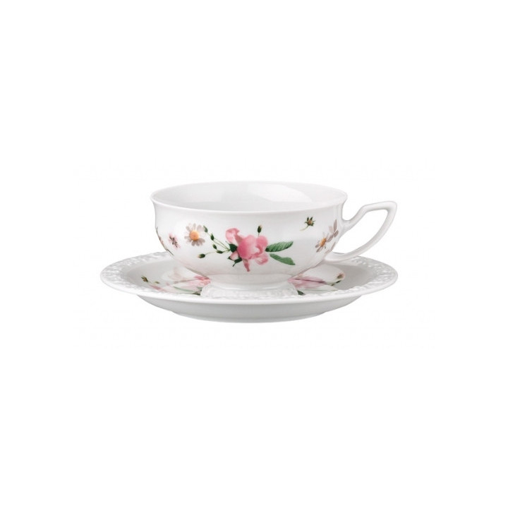 Porcelanowy serwis do herbaty dla 6 osób Maria Róża Rosenthal