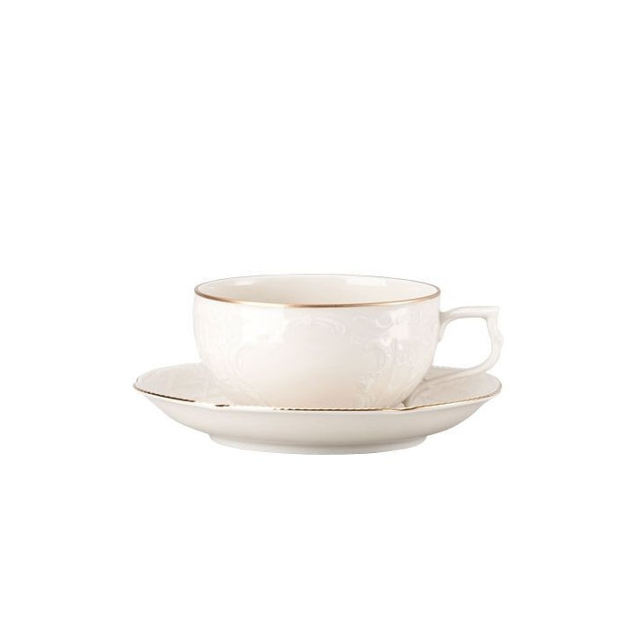 Porcelanowy serwis do herbaty dla 6 osób Sanssouci Gold Rosenthal