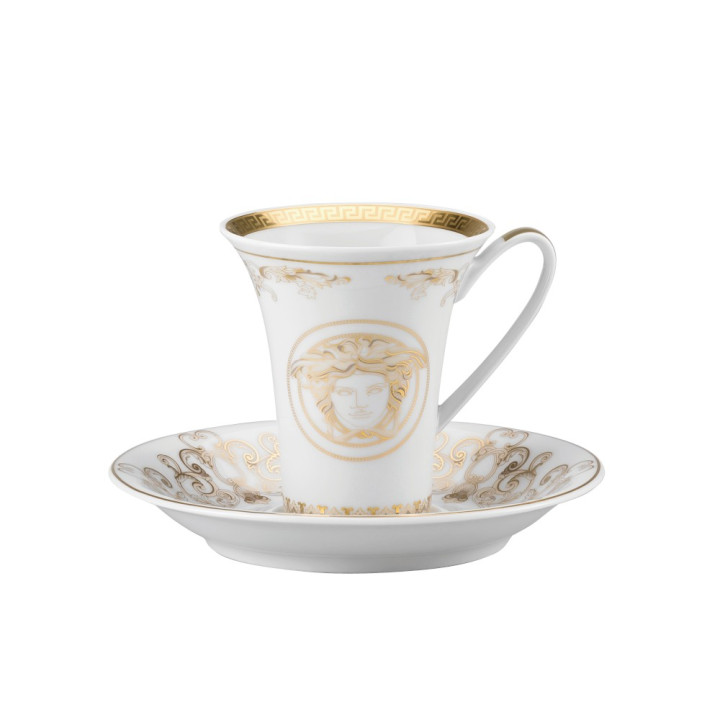 Zestaw filiżanek do espresso Versace Medusa Gala Gold