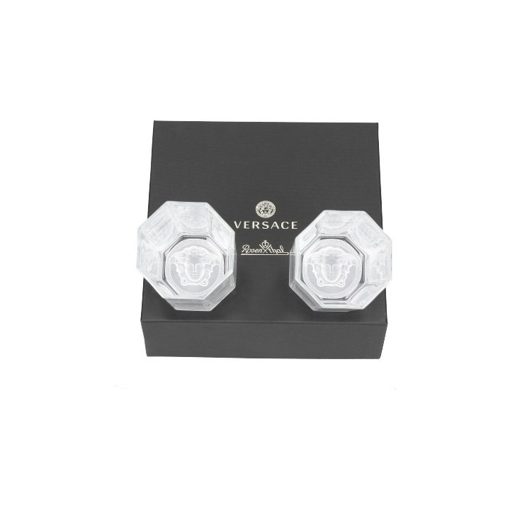 Zestaw 2 szklanek Longdrink Versace Crystal Medusa Lumiere