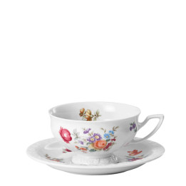Porcelanowa filiżanka do herbaty Maria Bukiet Letni Rosenthal