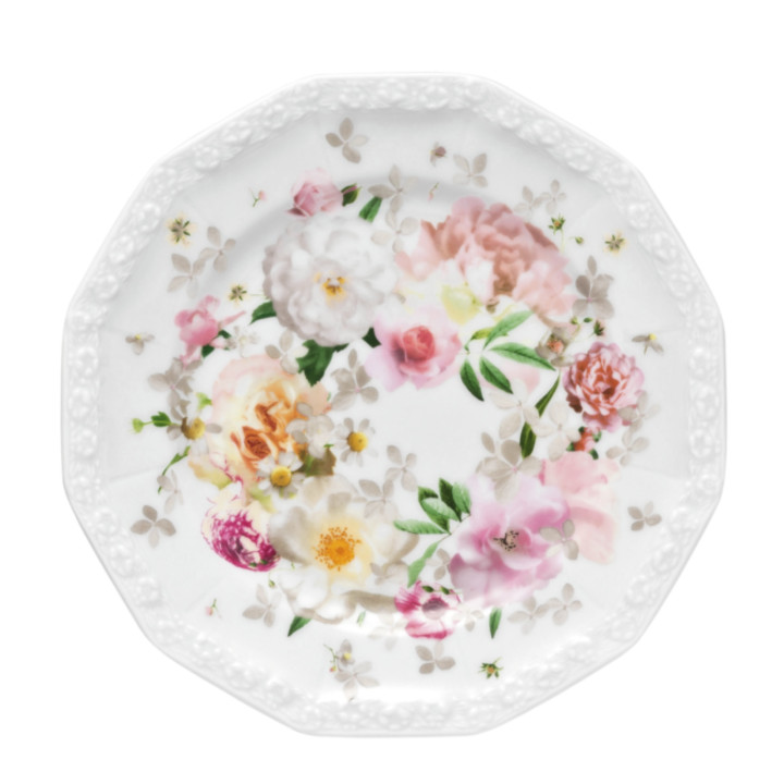 Porcelanowy talerz 17 cm Maria Róża Rosenthal