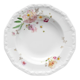 Porcelanowy talerz głęboki 23 cm Maria Róża Rosenthal