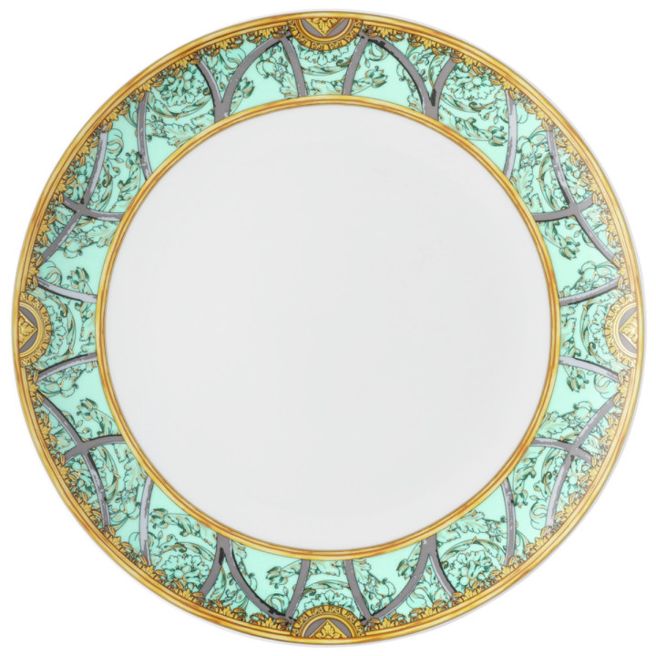 Talerz 28cm Versace Scala Palazzo Verde