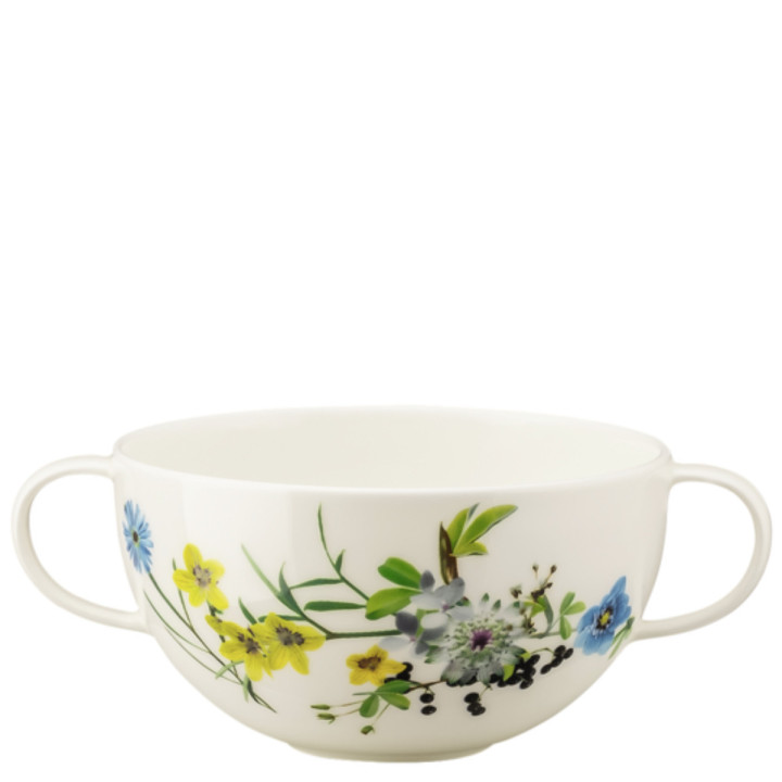 Porcelanowa bulionówka Alpejski Ogród Rosenthal