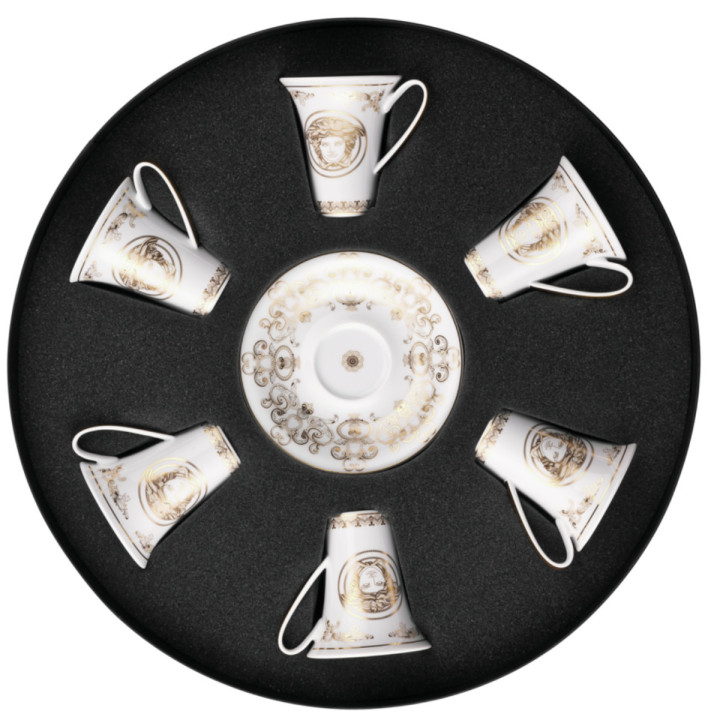 Zestaw filiżanek do espresso Versace Medusa Gala