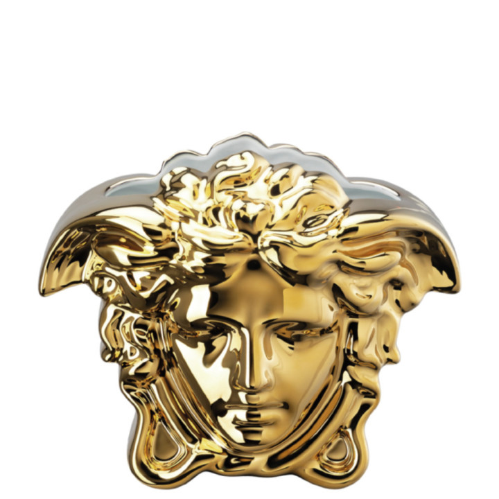 Wazon Versace Medusa Grande - 15 cm złoty