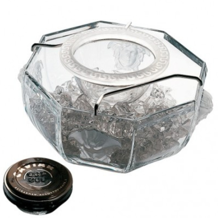 Pojemnik do kawioru Versace Crystal Medusa Lumiere