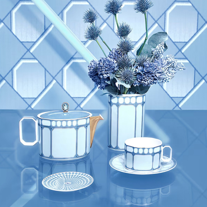 Dzbanek do herbaty (dla 2 osób) Signum niebieski